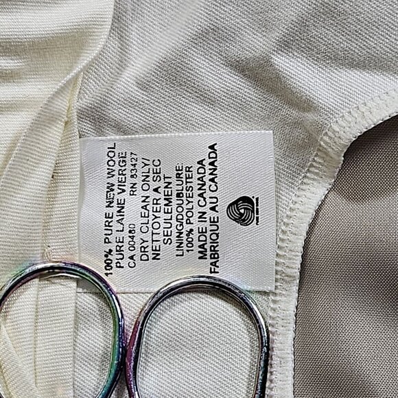 Ballin Pants Mens 40 (42) x 31 Black Zip Fly Wool Pockets Classic Trousers VTG - Picture 12 of 16